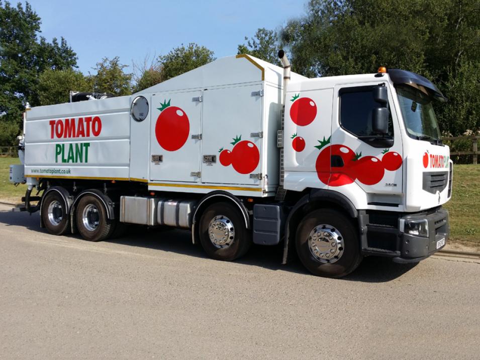 Tomato Plant | Tanker Division, 2000 gallon Eurovactor tanker | Iver, Buckinghamshire & London large 2