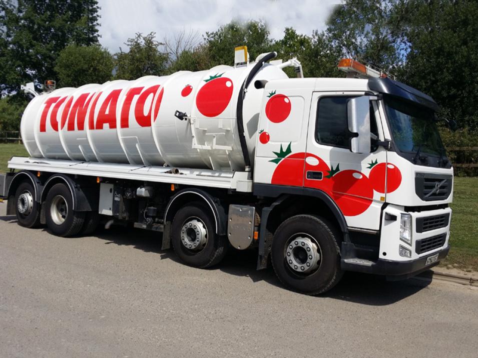 Tomato Plant | Tanker Division, 4000 gallon 4 axle tanker | Iver, Buckinghamshire & London large 4