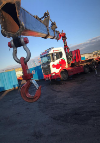 tomato plant specialist haulage and drainage hiab truck